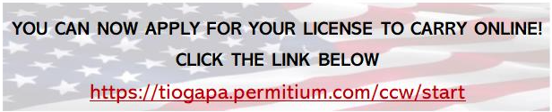 License to carry application